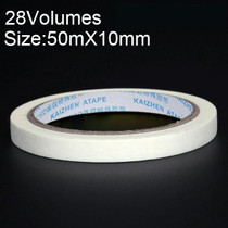 28 Volumes High Adhesion Decoration Spraying Masking office Writing Beautiful Paper Tape, Size: 50m x 10mm