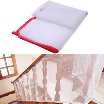 3m Thickening Safety Cope Braided Balcony Stair Safety Net for Child(Red)