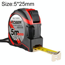 Aoben Retractable Ruler Measuring Tape Portable Pull Ruler Mini Tape Measure, Length: 5m Width: 25mm