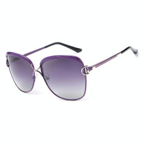HDCRAFTER E016 Retro Fashion Ultraviolet-proof Polarized Sunglasses for Women(Purple)