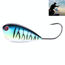 HENGJIA PO036 8cm/13g Big Mouth Single Hook Hitting Water Wave Hard Bait Lure Outdoor Fishing Gear Lure Fishing Bait Fishing Tackle (PO036-1)