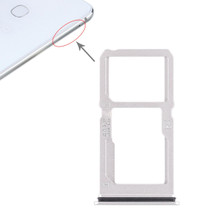 For Vivo X21i SIM Card Tray + SIM Card Tray / Micro SD Card Tray (Silver)