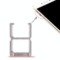 For Vivo X6S 2 x SIM Card Tray (Rose Gold)