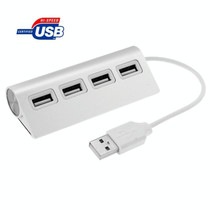 High Speed 480Mbps 4 Ports USB 2.0 HUB Mini Aluminum USB Splitter