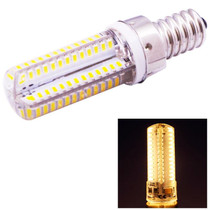 E14 4W 240-260LM Corn Light Bulb, 104 LED SMD 3014, Warm White Light, AC 220V