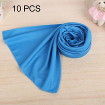 10 PCS Outdoor Sports Portable Cold Feeling Prevent Heatstroke Ice Towel, Size: 30*80cm(Blue)