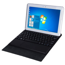 Magnetic Keyboard Matte Texture Leather Tablet Case with Holder for 10.1 inch Windows 7 / 8 / 10 Tablet PC(Black)