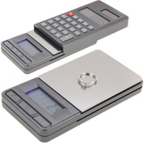 2 in 1 Electronic Pocket 1000g x 0.1g Jewelry  Digital Scale Balance + Calculator with Digits LCD Display