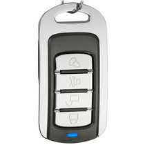 315MHz Metal Learning Code 4 Keys Remote Control for Car Garage Door (Black + Silver)