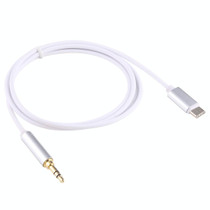 1m USB-C / Type-C to 3.5mm Male Audio Adapter Cable(Silver)