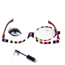 Makeup Presbyopic Glasses Multicolored Rotatable Magnifying Glass Single Piece Reading Glass, Degree: +300