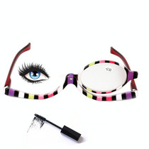 Makeup Presbyopic Glasses Multicolored Rotatable Magnifying Glass Single Piece Reading Glass, Degree: +200