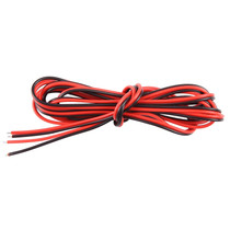 1 Pairs 22AWG Red Black Parallel Circuit Cables, Length: 2m