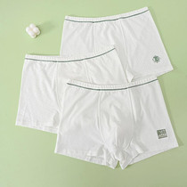 3pcs Boys Cotton Underwear Flat Angle Solid Color Short Panties Children Four-Corner Panties, Size: XXXXL(Big Boy)