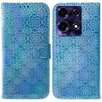 For Infinix Note 30i Colorful Magnetic Buckle Leather Phone Case(Blue)