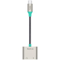 TOTU AD-6 USB-C/Type-C to Dual USB-C/Type-C Audio Adapter