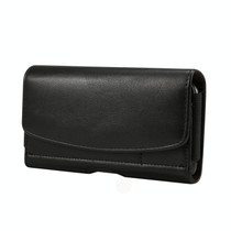 Horizontal Plate Hanging Waist Phone Waist Pack Leather Case with Card Slot For 6.7-6.9 inch
