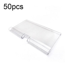 50pcs 42 x 80mm Supermarket Double Line Price Tag Display