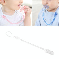 Baby Pacifier Clip Chain PP Holder Soother Pacifier Clips Leash Strap Nipple Holder for Infant Feeding (Silver)