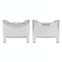 For Xiaomi Mi Band 8 1 Pair  PC Plastic Watch Band Connector(Transparent White)