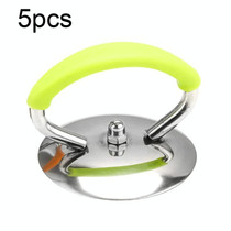 5pcs Universal Silicon Pot Lid Handle Kitchenware Accessories, Style: Green Silicon Ring