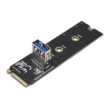 M.2 NVME To USB 3.0 PCI-E Expansion Card  Adapter for Graphics Card(Blackboard)