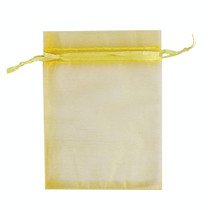 100pcs  Fruit Protection Bag Anti-insect and Anti-bird Net Bag 25 x 35cm(Gold)