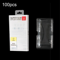 100pcs For 6.1-6.7 inch Mobile Phone Case Packaging Universal Digital Transparent Packaging Box With Inner Pallet Suction