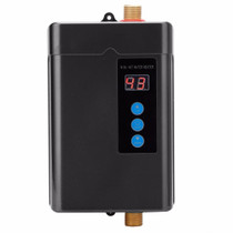 UK Plug 3000W  Electric Water Heater With Remote Control Adjustable Temperate(Black)