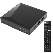 XTV Air 2GB+16GB Infrared Remote Control Version Mini HD 4K Android TV Box Network Set-Top Box Amlogic S905w2 Quad Core(EU Plug)