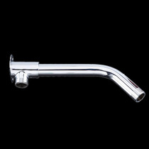 With Base Top Spray Rod Shower Tube Stainless Steel Shower Outlet Pipe Elbow, Size: 20cm