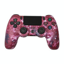 For PS4 Wireless Bluetooth Game Controller With Light Strip Dual Vibration Game Handle(Fantastic Purple)