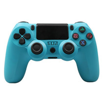 For PS4 Wireless Bluetooth Game Controller With Light Strip Dual Vibration Game Handle(Blue)