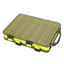 HB326 10 Grids Double Side Luya Tool Box Translucent Bait Organizer(Yellow)