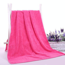 25x25cm Nano Thickened Large Bath Towel Hairdresser Beauty Salon Adult With Soft Absorbent Towel(Pink)