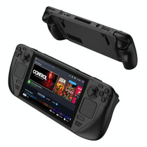 GKK For Steam Deck Color Contrast Anti-fall Game Console Case(Black)