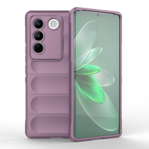 For vivo S16e 5G Magic Shield TPU + Flannel Phone Case(Purple)