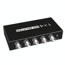 1 In 4 Out SD-SDI / HD-SDI / 3G-SDI Distribution Amplifier Video SDI Splitter(UK Plug)