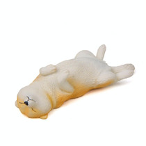 Cute Kawaii Sleeping Pet Figurine Collection Decoration Fridge Magnet Yellow Lie Shiba  Inu
