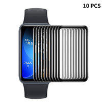 10pcs For Huawei Band 8 ENKAY Hat-Prince 3D Full Coverage Soft PC Edge + PMMA HD Screen Protector Film