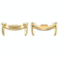 For Xiaomi Mi Band 8 1 Pair Stainless steel Metal Watch Band Connector(Gold)