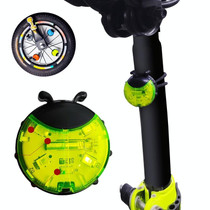 Ladybug Wheel Light Children Balance Bike Bicycle Hub Light, Color: Smart Green
