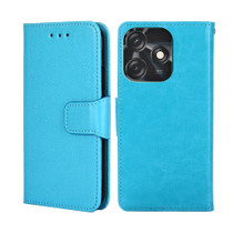 For Tecno Spark 10C Crystal Texture Leather Phone Case(Sky Blue)