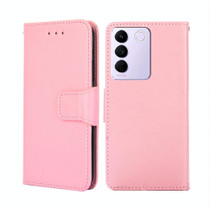 For vivo S16E Crystal Texture Leather Phone Case(Pink)