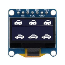 Waveshare 0.96 inch OLED Display Module, 12864 Resolution, SPI / I2C Communication(D White)