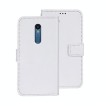 For Sharp Rouvo V idewei Crazy Horse Texture Leather Phone Case with Holder(White)