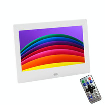 DPF-706 7 inch Digital Photo Frame LED Wall Mounted Advertising Machine, Plug:AU Plug(White)