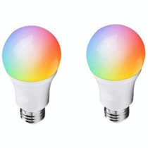 DP01 2pcs TUYA WiFi Smart Light Bulb 15W E26 E27 RGB + White + Warm White LED Bulb