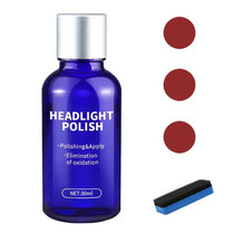 Car Headlight Scratch Yellowing Repair Fluid Set, Capacity: 30ml