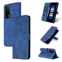 For Xiaomi Redmi K60 Pro / K60 AZNS Skin Feel Calf Texture Flip Leather Phone Case(Blue)
